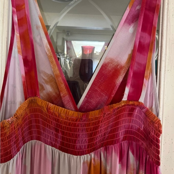 INC beach v-neck Maxi summer dress - Picture 8 of 15